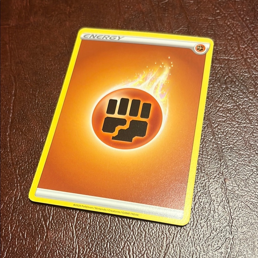 Energy Card - Yellow and Orange